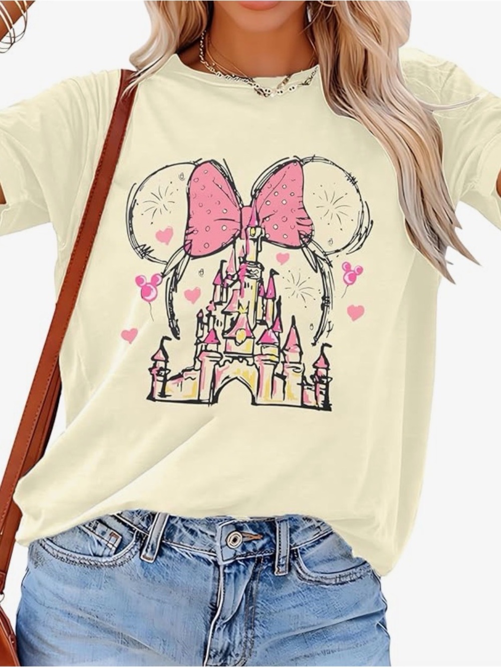 Women Magic Kingdom Shirt Castle Graphic Casual Family Vacation large
